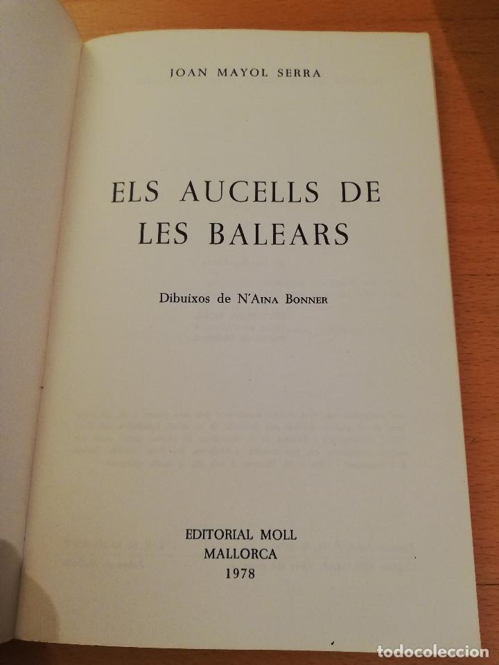 Libros de segunda mano: ELS AUCELLS DE LES BALEARS (JOAN MAYOL SERRA) - Foto 2
