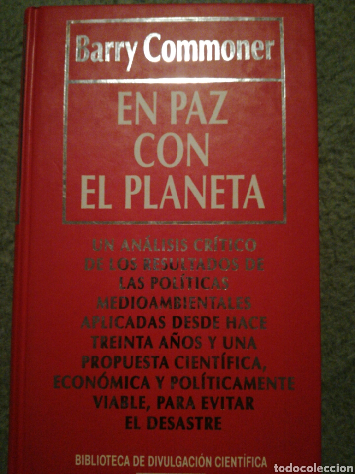 Libros de segunda mano: EN PAZ CON EL PLANETA. BARRY COMMONER. - Foto 1