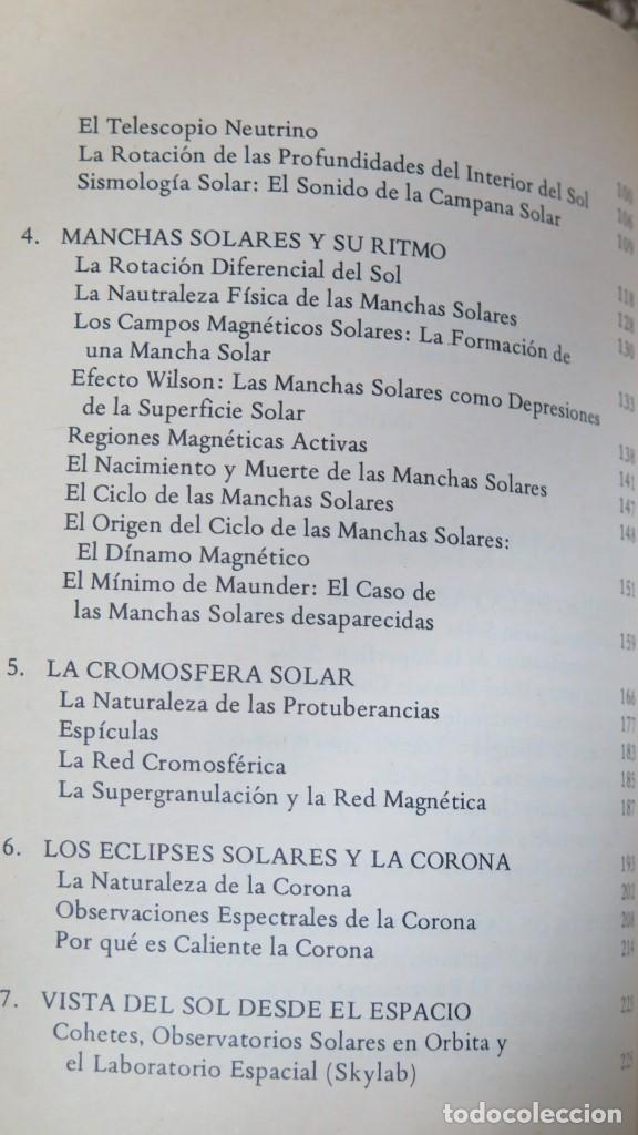 Libros de segunda mano de ciencias: EL SOL. NUESTRA ESTRELLA. ROBERT W. NOYES. ED. MEXICO - Foto 4