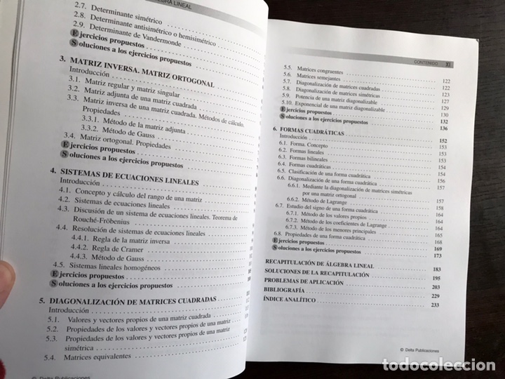 Libros de segunda mano de ciencias: Introducci&oacute;n al &aacute;lgebra lineal. Antonia Quiroga. Como nuevo - Foto 5