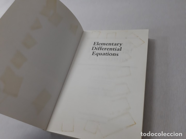 Libros de segunda mano de ciencias: Elementary Differential Equations - ? - Foto 5