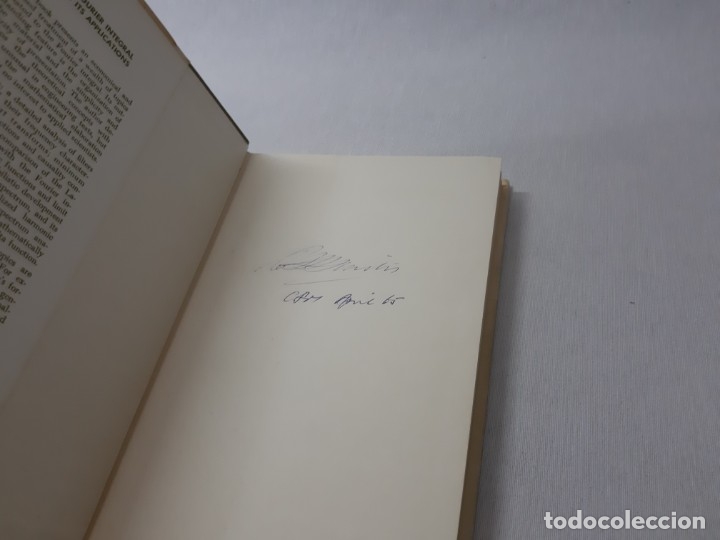 Libros de segunda mano de ciencias: The Furier Integral and its Applications - Ronald Bracewell - Foto 4