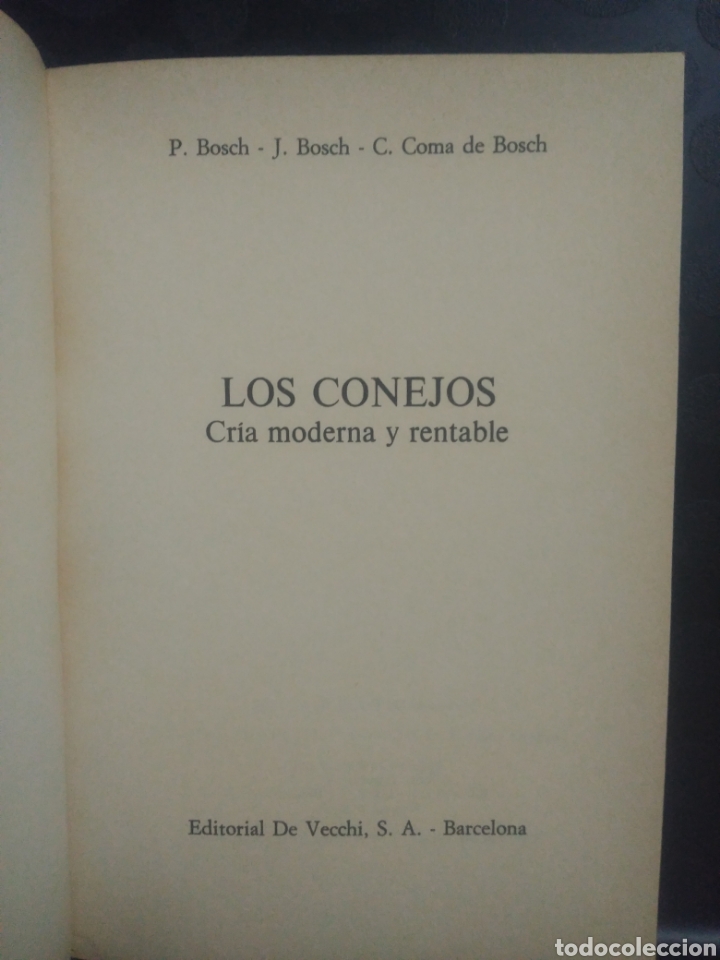 Libros de segunda mano: Los conejos ,cr&iacute;a moderna y rentable .Editorial de vecchi - Foto 4