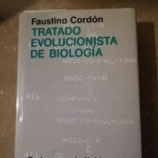 Libros de segunda mano: TRATADO EVOLUCIONISTA DE BIOLOGIA. PARTE SEGUNDA, VOLUMEN I (FAUSTINO CORDÓN). Lote 145132306