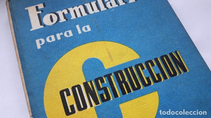 Libros de segunda mano de ciencias: FORMULARIO PARA LA CONSTRUCCI&Oacute;N, CEAC, 1965 - Foto 2