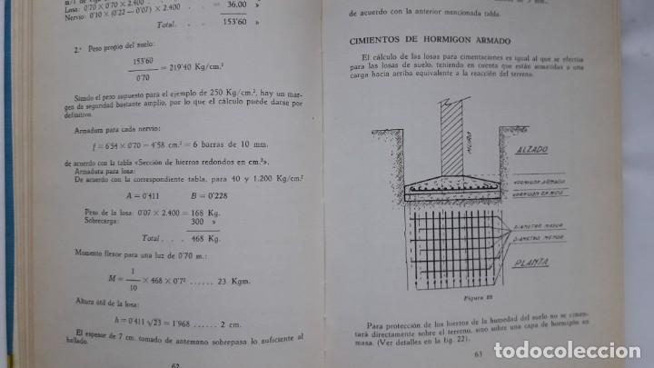 Libros de segunda mano de ciencias: FORMULARIO PARA LA CONSTRUCCI&Oacute;N, CEAC, 1965 - Foto 4