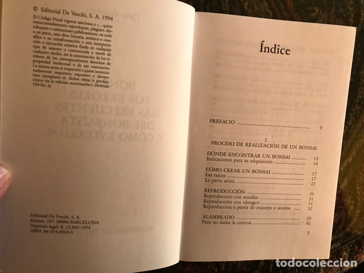Libros de segunda mano: Bonsai. Carlo Genotti. Buen estado - Foto 3