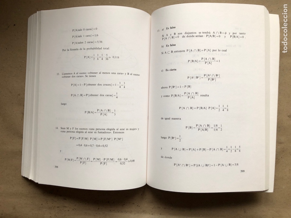 Libros de segunda mano de ciencias: MATEM&Aacute;TICAS B&Aacute;SICAS. VICTOR HERN&Aacute;NDEZ, RICARDI V&Eacute;LEZ E ILDEFONSO Y&Aacute;&Ntilde;EZ. UNED 1988. - Foto 8