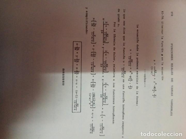 Libros de segunda mano de ciencias: PROBLEMAS DE C&Aacute;LCULO INFINITESIMAL - TOMO II - E. TEBAR FLORES. - Foto 6