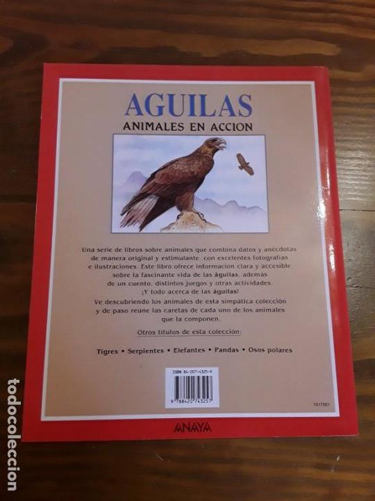 Libros de segunda mano: Aguilas. Animales en acci&oacute;n. Ed. Anaya. - Foto 2