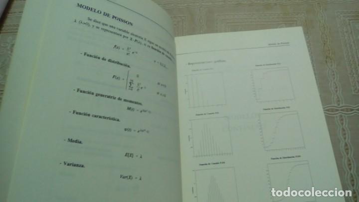 Libros de segunda mano de ciencias: MODELOS PROBABILISTICOS Y TABLAS ESTADISTICAS.- JOSE LUIS PEREZ DIEZ DE LOS RIOS - Foto 6