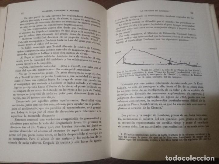 Libros de segunda mano: HOMBRES CAVERNAS Y ABISMOS - G.M. GHIDINI. - Foto 4