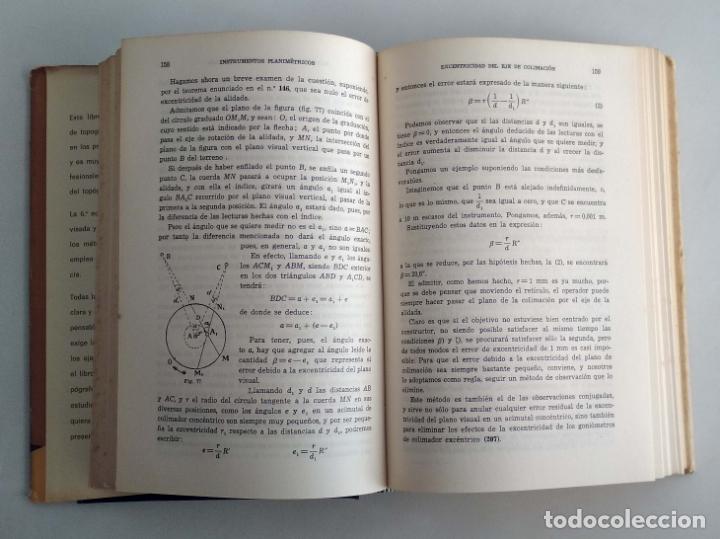 Libros de segunda mano de ciencias: Tratado de topograf&iacute;a. Pasini. Editorial Gustavo Gilil. - Foto 5