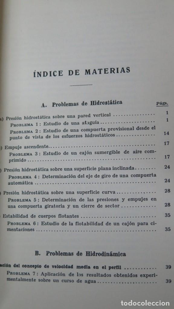 Libros de segunda mano de ciencias: PROBLEMAS DE HIDRAULICA APLICADA. DR. O. STRECK - Foto 2