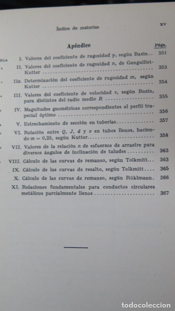 Libros de segunda mano de ciencias: PROBLEMAS DE HIDRAULICA APLICADA. DR. O. STRECK - Foto 5