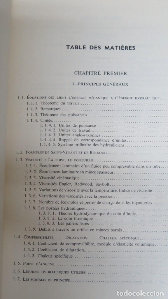 Libros de segunda mano de ciencias: LES MECANISMES HYDRAULIQUES. J.FAISANDIER - Foto 2