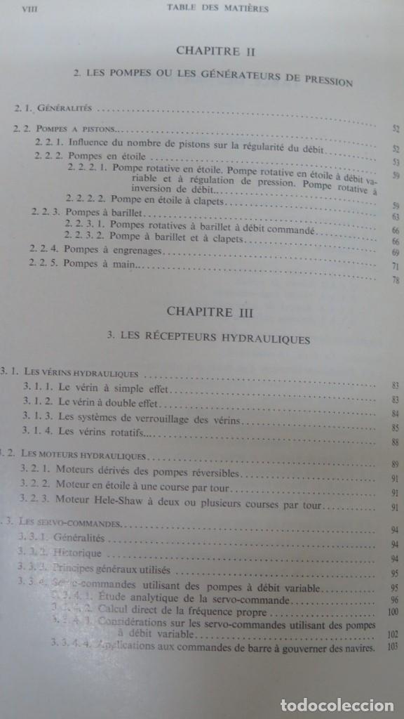 Libros de segunda mano de ciencias: LES MECANISMES HYDRAULIQUES. J.FAISANDIER - Foto 3