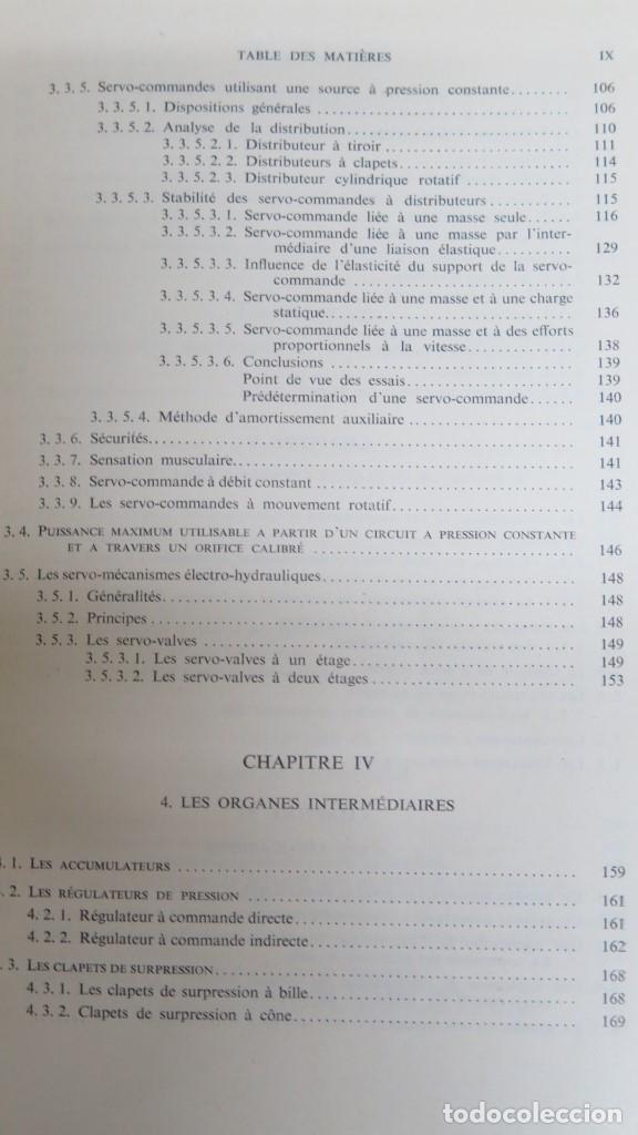Libros de segunda mano de ciencias: LES MECANISMES HYDRAULIQUES. J.FAISANDIER - Foto 4