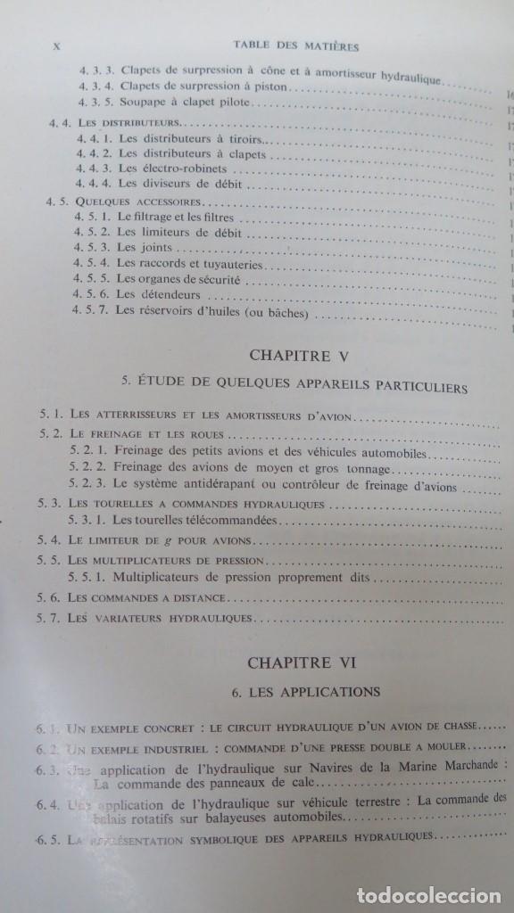 Libros de segunda mano de ciencias: LES MECANISMES HYDRAULIQUES. J.FAISANDIER - Foto 5