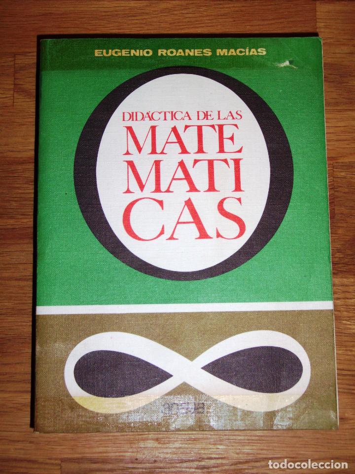 Libros de segunda mano de ciencias: ROANES MAC&Iacute;AS, Eugenio. Did&aacute;ctica de las matem&aacute;ticas - Foto 1