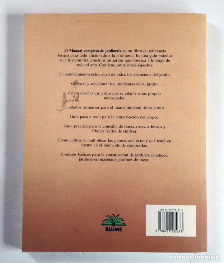 Libros de segunda mano: Manual completo de jardineria - Foto 2