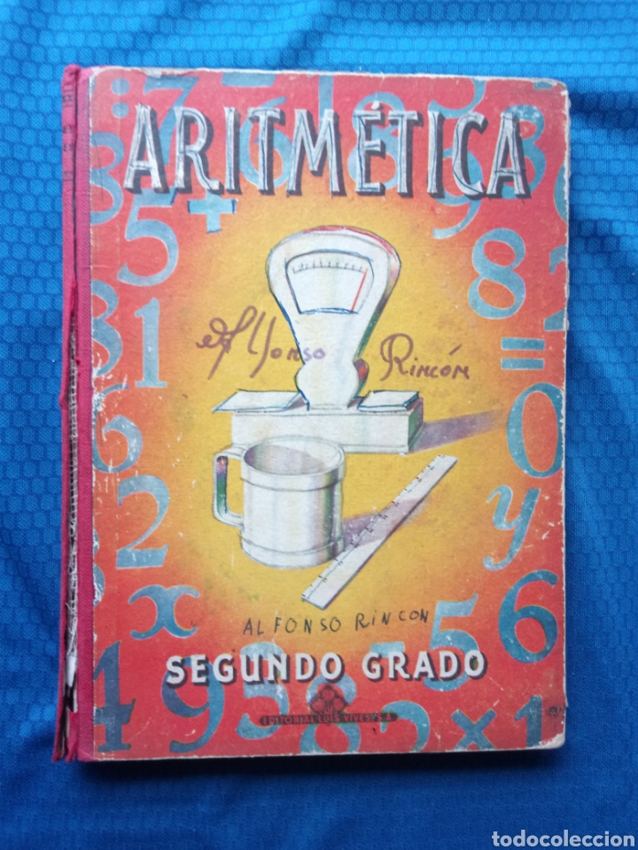 Libros de segunda mano de ciencias: ARITM&Eacute;TICA 1958 SEGUNDO GRADO EDITORIAL LUIS VIVES - Foto 1