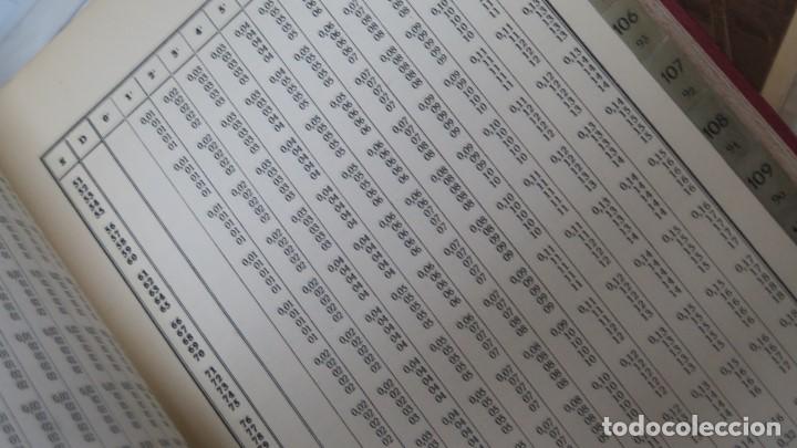 Libros de segunda mano de ciencias: 1930.- TABLAS TAQUIMETRICAS. D.J.J. CUARTERO - Foto 3