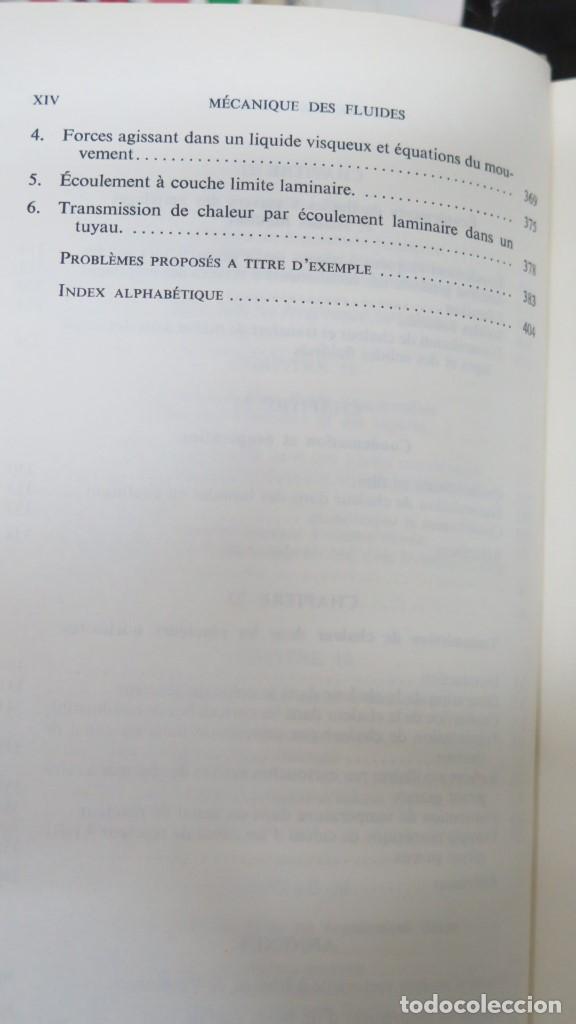 Libros de segunda mano de ciencias: Introduction a la m&eacute;canique des fluides et la transmission de la chaleur. KAY - Foto 9