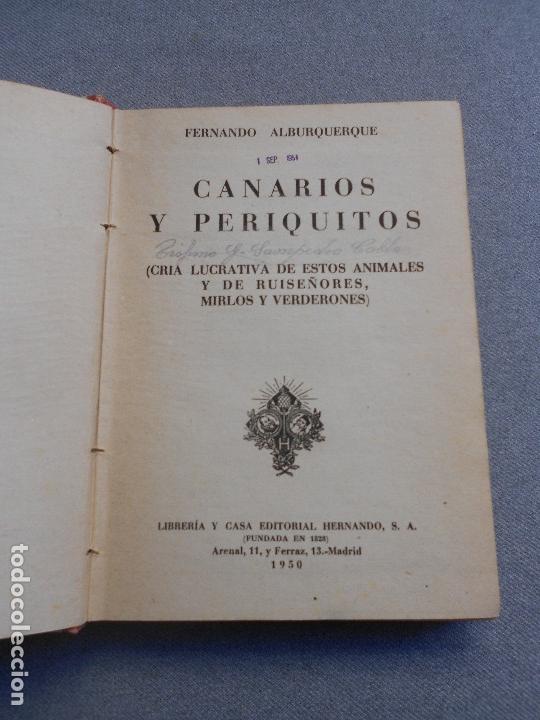 Libros de segunda mano: CANARIOS Y PERIQUITOS - Foto 2