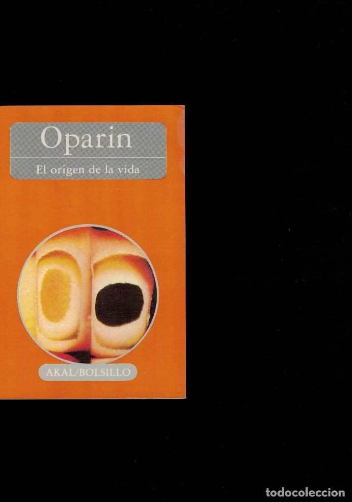 Libros de segunda mano: Oparin, El origen de la vida / Akal - Foto 2