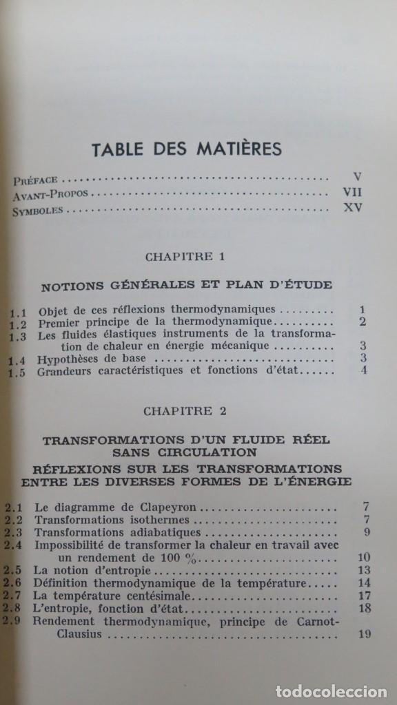 Libros de segunda mano de ciencias: INITIATION A LA THERMODYNAMIQUE. FROIDEVAUX - Foto 2