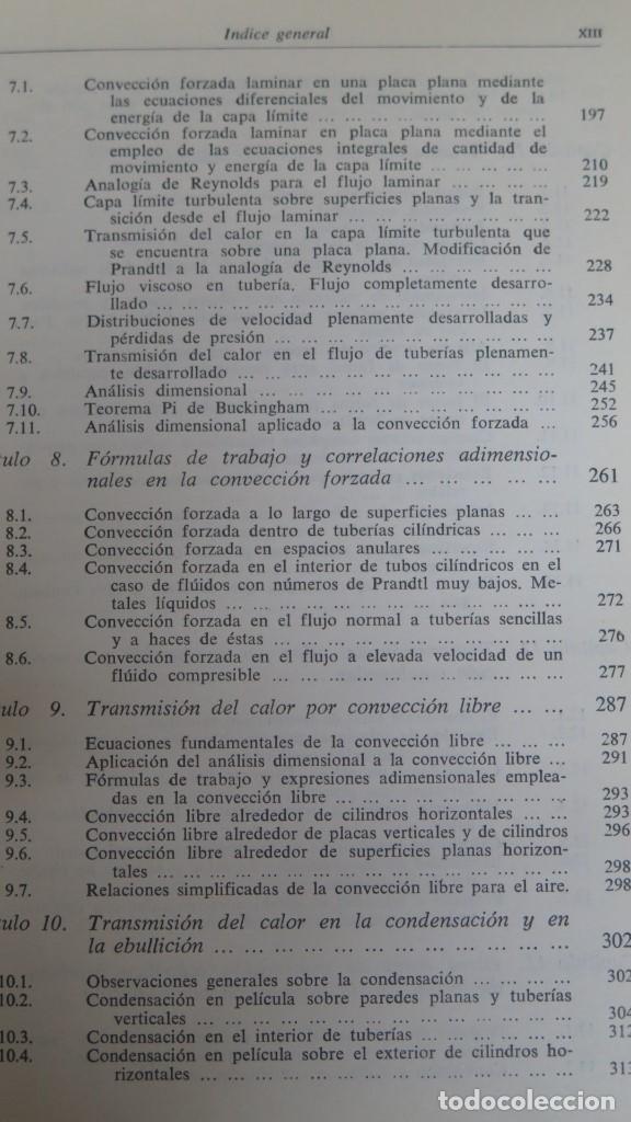 Libros de segunda mano de ciencias: TRANSMISION DEL CALOR. ALAN J. CHAPMAN - Foto 4