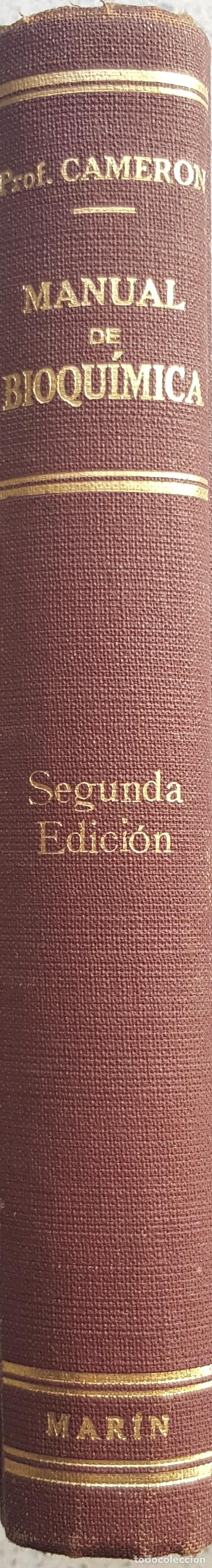 Libros de segunda mano de ciencias: MANUAL DE BIOQUIMICA. CAMERON. 1944 - Foto 2