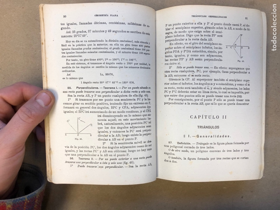 Libros de segunda mano de ciencias: GEOMETR&Iacute;A (CURSO SUPERIOR). EDICIONES BRU&Ntilde;O 1941. - Foto 3