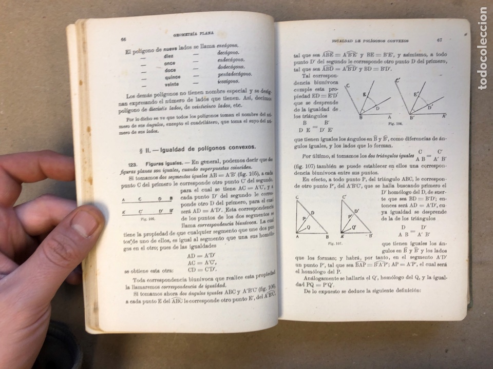 Libros de segunda mano de ciencias: GEOMETR&Iacute;A (CURSO SUPERIOR). EDICIONES BRU&Ntilde;O 1941. - Foto 4