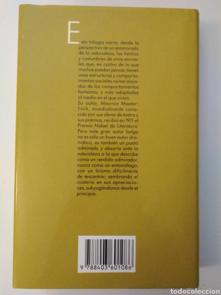 Libros de segunda mano: Maurice Maeterlinck / LA VIDA DE LAS ABEJAS. LA VIDA DE LOS TERMES. LA VIDA DE LAS HORMIGAS - Foto 2