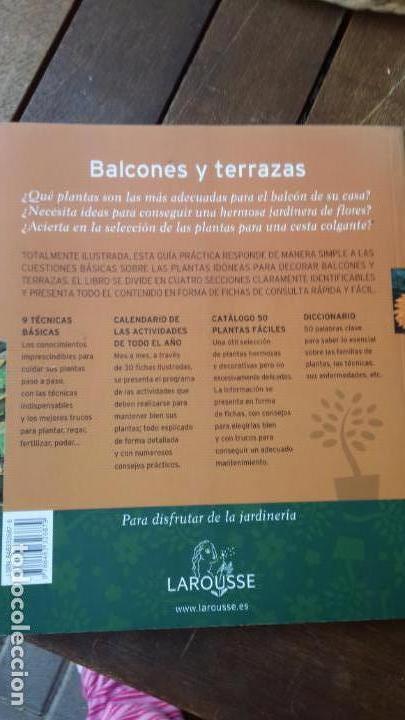 Libros de segunda mano: Balcones y Terrazas - tecnicas basicas -- jardineria. - Foto 2