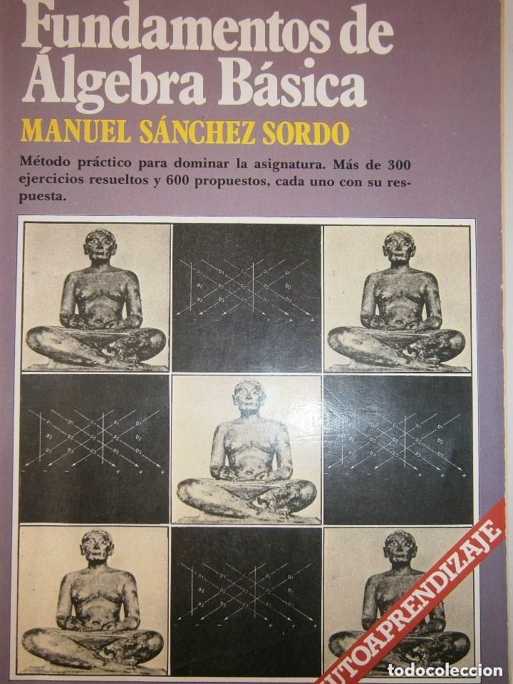 Libros de segunda mano de ciencias: FUNDAMENTOS DE ALGEBRA BASICA Manuel Sanchez Sordo Playor 1986 - Foto 1