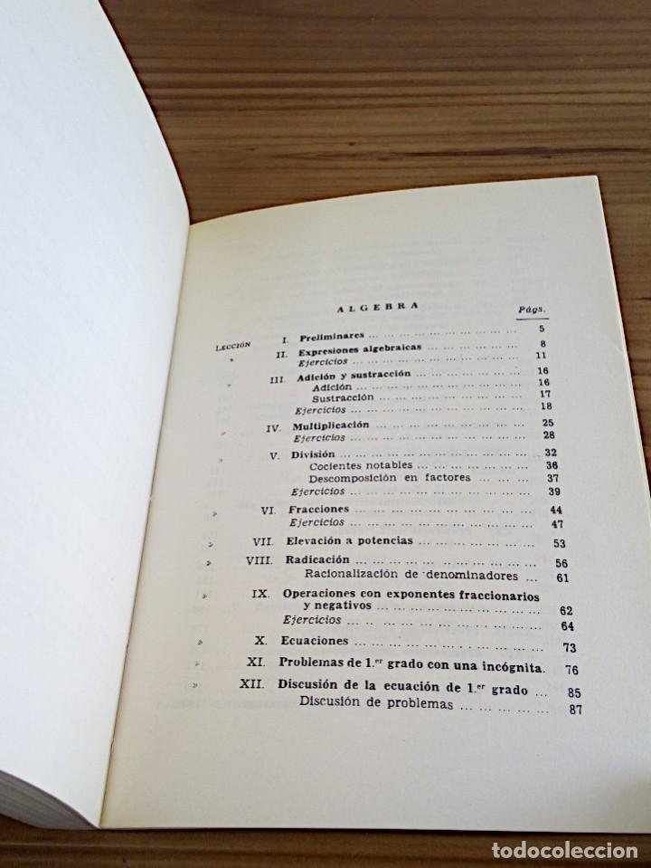 Libros de segunda mano de ciencias: &Aacute;LGEBRA Y TRIGONOM&Eacute;TRIA. EDITORIAL BRU&Ntilde;O. 19 &ordf; ED. NOTABLEMENTE CORREGIDA 1970 - Foto 7