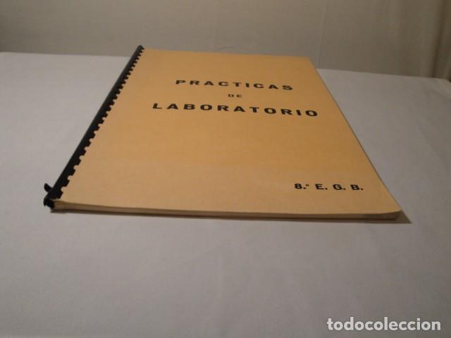 Libros de segunda mano de ciencias: Pr&aacute;cticas de Laboratorio 8&ordm; E.G.B. A&ntilde;os 80-90. - Foto 7