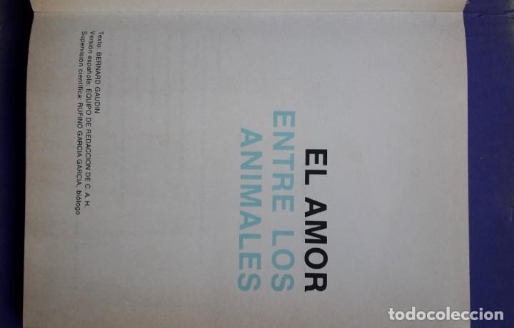 Libros de segunda mano: EL AMOR ENTRE LOS ANIMALES. - Foto 3