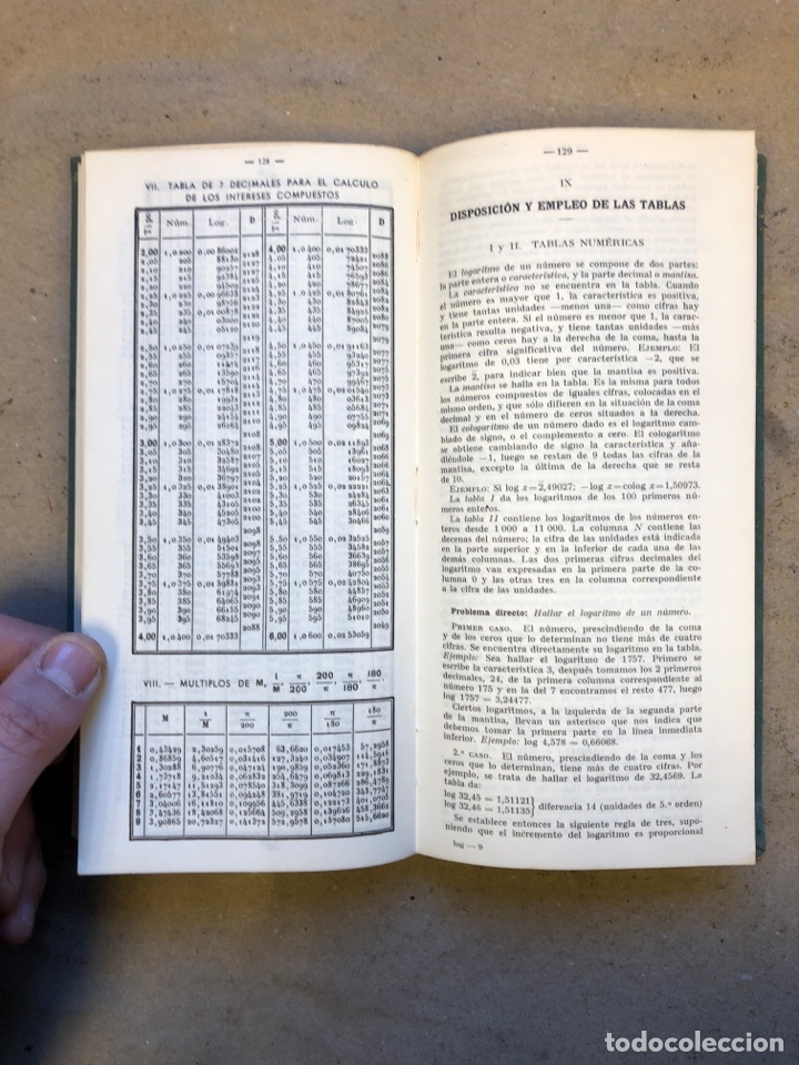 Libros de segunda mano de ciencias: NUEVAS TABLAS DE LOGARITMOS. BOUVART Y RATINET. EDITORIAL REVERT&Eacute; 1961. - Foto 5