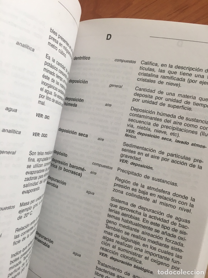 Libros de segunda mano: DICCIONARIO DE TERMINOS MEDIOAMBIENTALES. - Foto 6