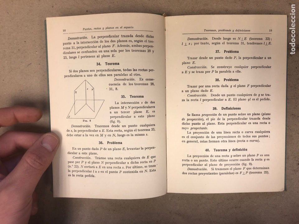 Libros de segunda mano de ciencias: GEOMETR&Iacute;A DEL ESPACIO. Dr. ROBERT GLASER. EDITORIAL LABOR 1943. - Foto 5