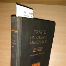 Libros de segunda mano de Ciencias: PASCAL, PAUL (DIR.) - TRAITE DE CHIMIE MINERALE. TOME II. SOUFRE - SELENIUM - TELLURE. INDUSTRIE DE. Lote 151818924