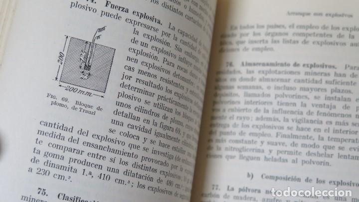 Libros de segunda mano de ciencias: 1940.- COMPENDIO DE LABOREO DE MINAS. VV.AA - Foto 3