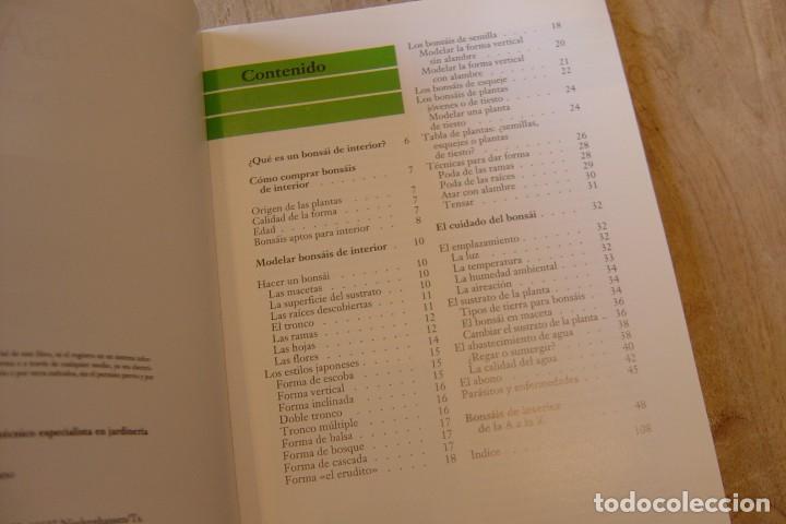 Libros de segunda mano: COMO SELECCIONAR Y CUIDAR BONSAIS. WERNER M. BUSCH. ED. CEAC 1996 - Foto 4