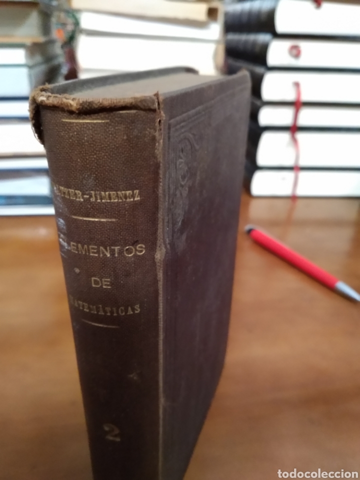 Libros de segunda mano de ciencias: ELEMENTOS DE MATEM&Aacute;TICAS GEOMETR&Iacute;A. BALTZER JIMENEZ 1880 #1593 - Foto 2