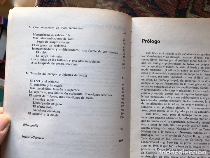 Libros de segunda mano: C&oacute;mo funcionan los anilmales. Knut Schmidt-Nielsen. Omega. - Foto 6