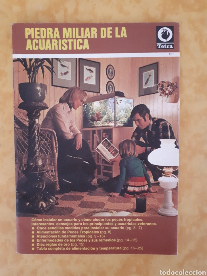 Libros de segunda mano: Piedra miliar de la acuar&iacute;stica. Ed. Tetra. 34 pp. - Foto 1